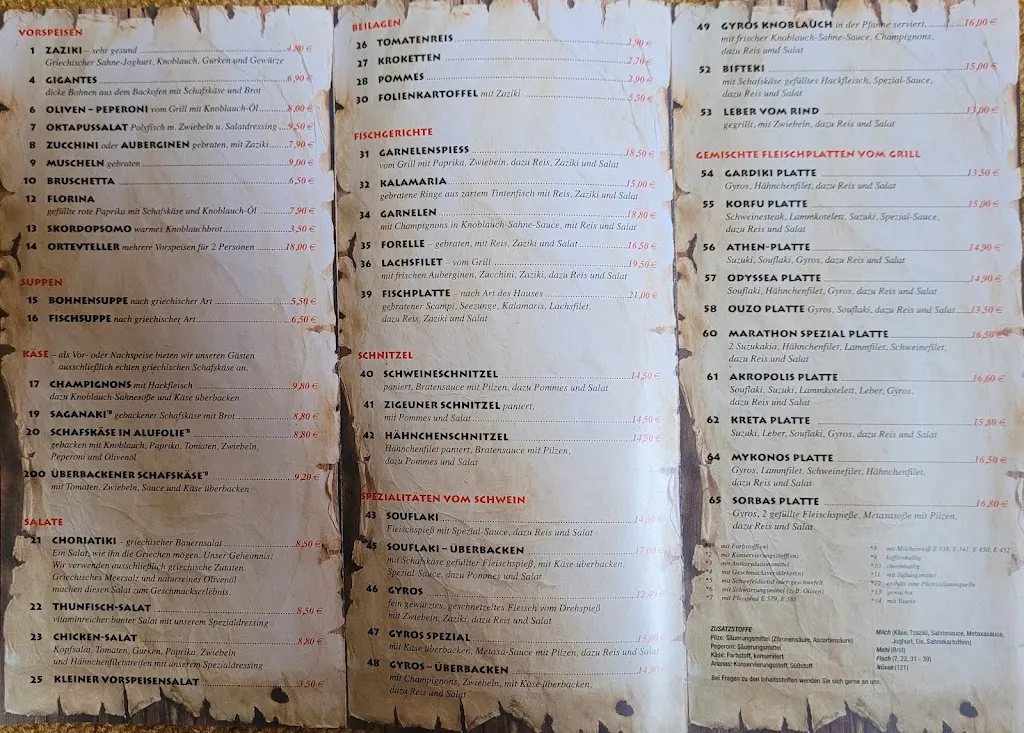 Menu_Restaurant Marathon_Anklam_image_2