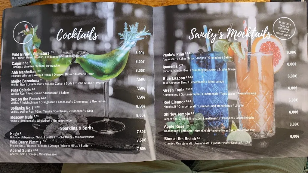 Menu_Bar & Grill Wild Birdie_Altenkirchen_image_4