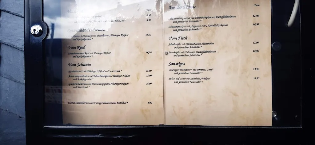 Menu_Gaststätte & Café 