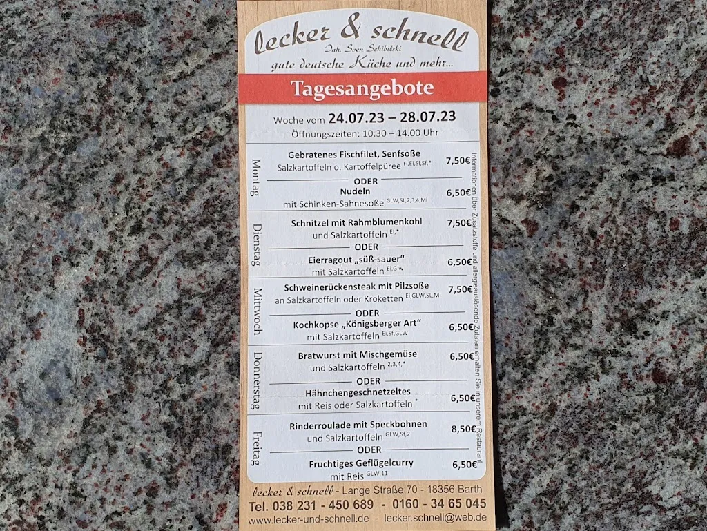 Menu_LECKER UND SCHNELL_Barth_image_1