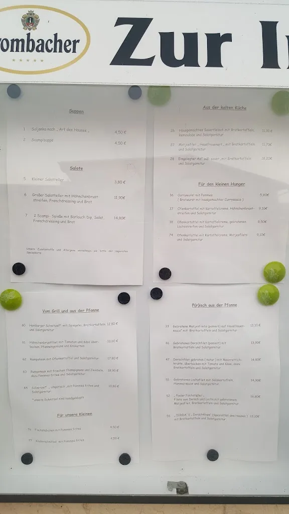 Menu_Gasthaus Zur Insel_Poel_immagine_4
