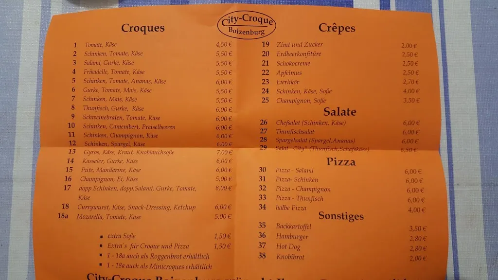 Menu_City Grill & Croque_Boizenburg/Elbe_immagine_1