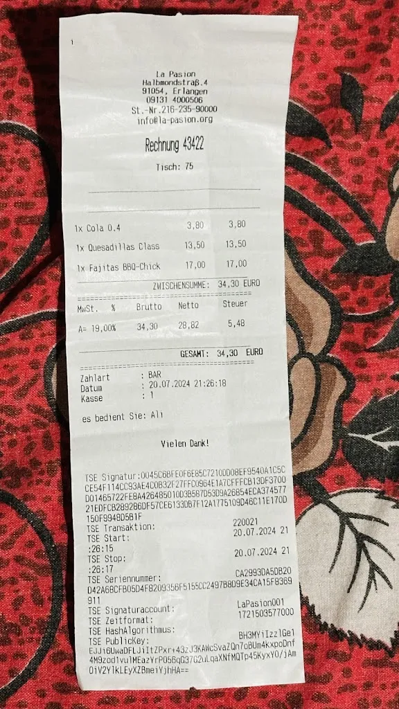 syed abuthahir_La Pasión_Erlangen_review