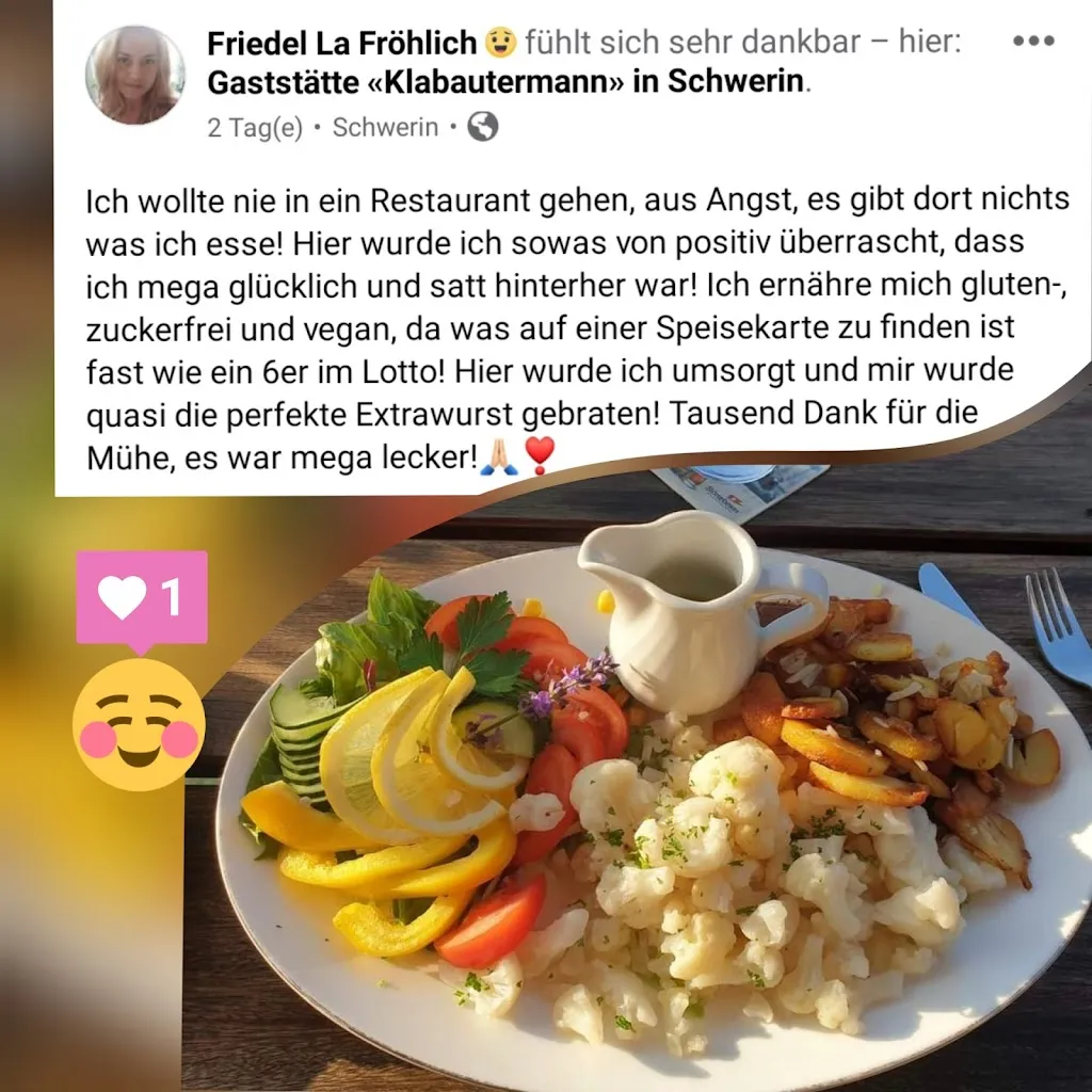 Menu_Gaststätte und Pension «Klabautermann»_Schwerin_image_1