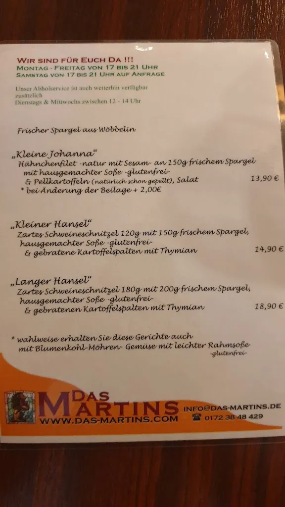 Menu_Das Martins_Schwerin_immagine_4