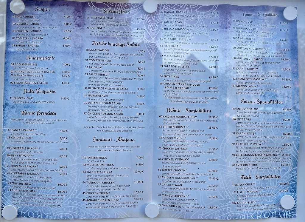 Menu_Taj Mahal_Crivitz_image_1