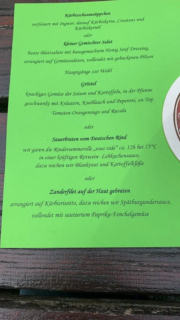 Menu_Forsthaus Dechsendorf_Erlangen_immagine_1