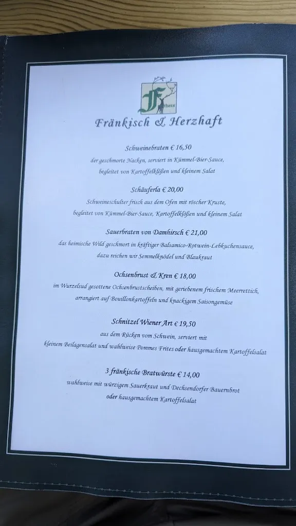 Menu_Forsthaus Dechsendorf_Erlangen_immagine_2