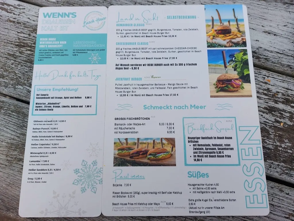 Menu_BEACH HOUSE Kühlungsborn Strand_Kühlungsborn_immagine_3