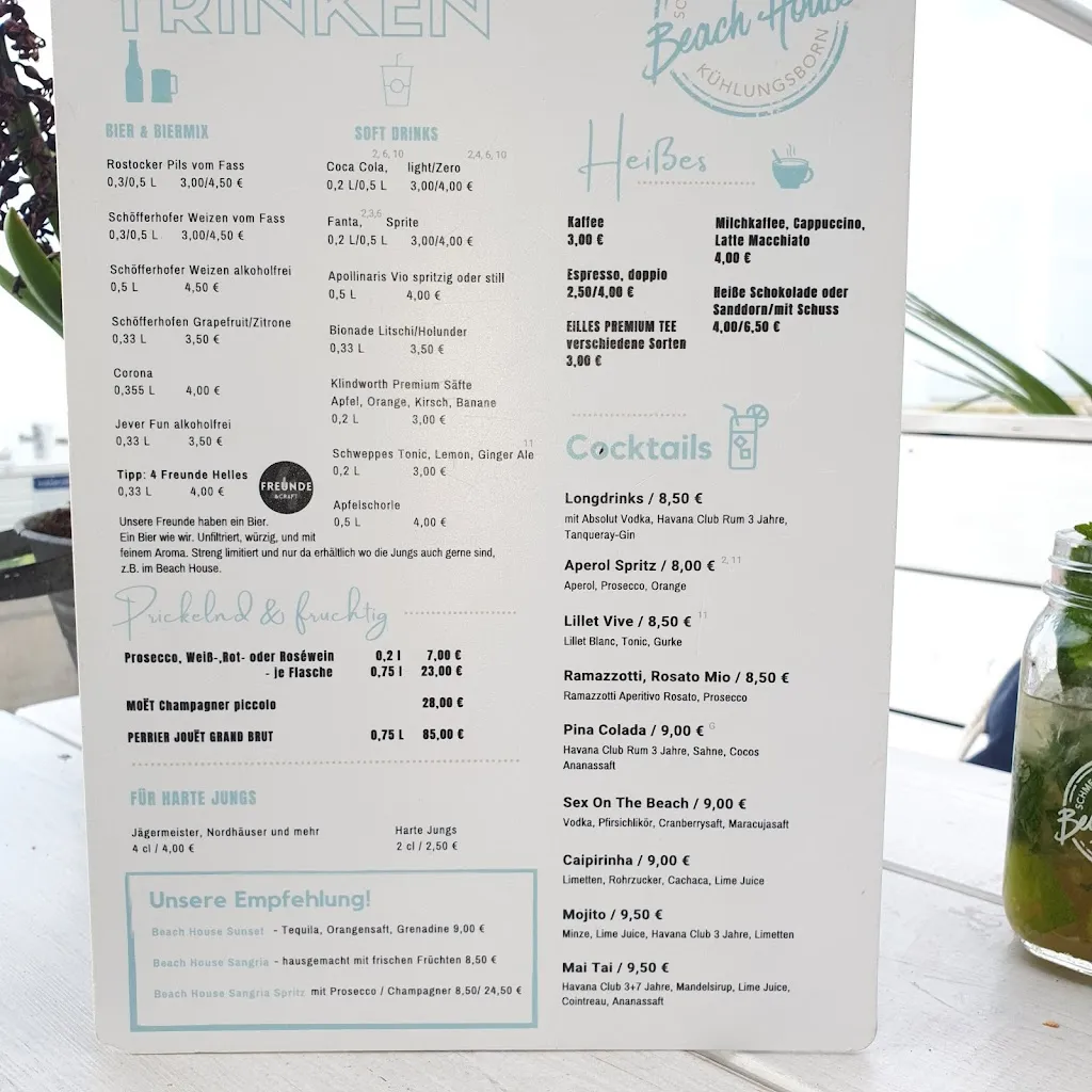 Menu_BEACH HOUSE Kühlungsborn Strand_Kühlungsborn_immagine_4