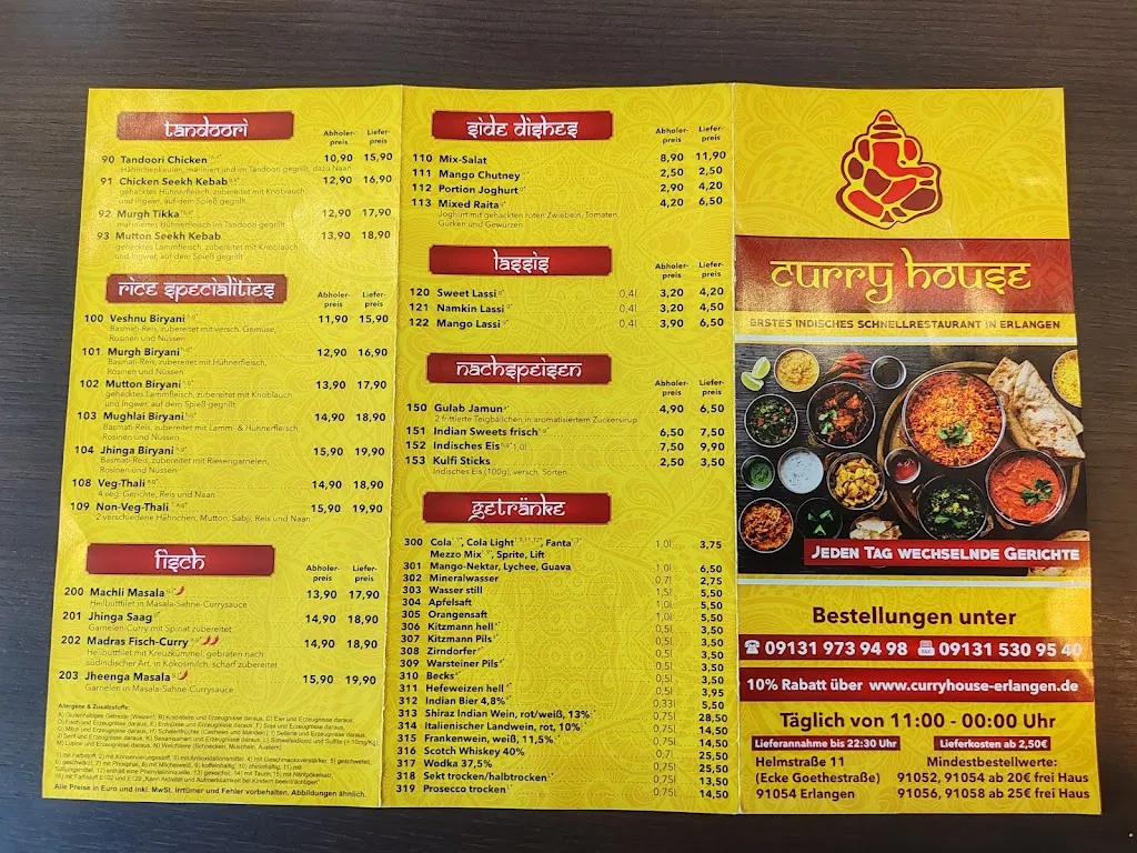 Menu_Curry House Restaurant_Erlangen_image_3