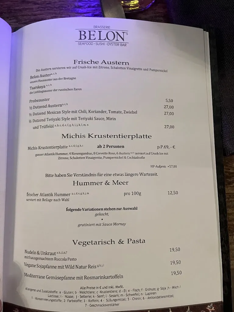 Menü_Brasserie Kühlungsborn_Kühlungsborn_Bild_1