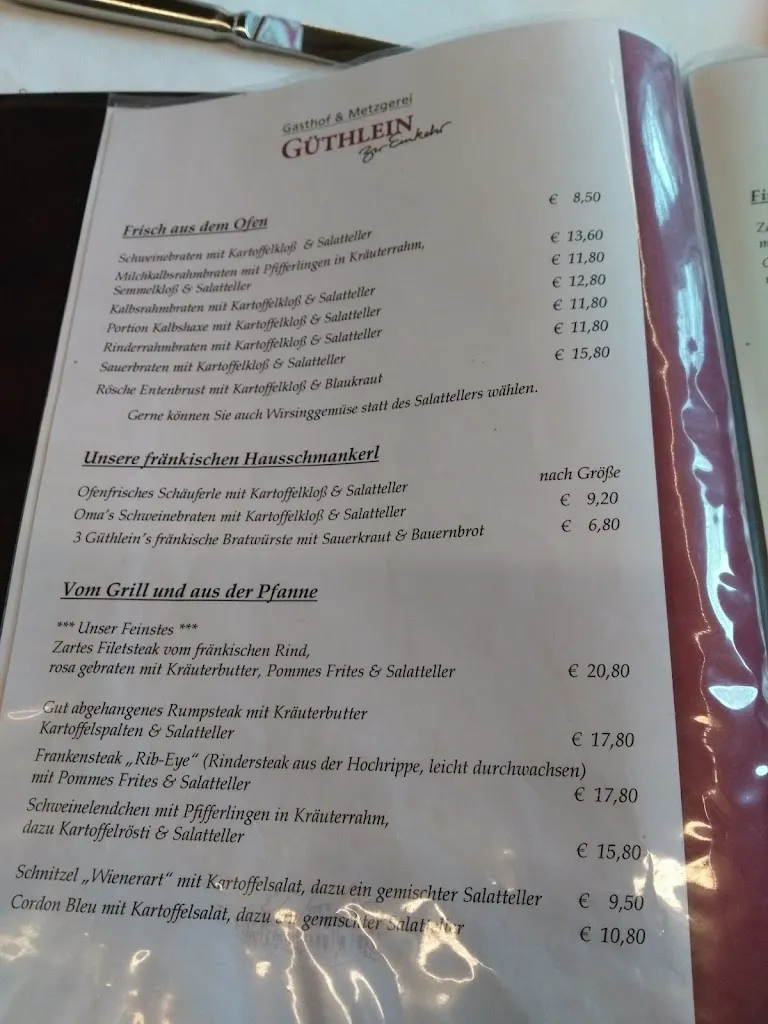 Menu_Gasthof Güthlein zur Einkehr_Erlangen_image_3
