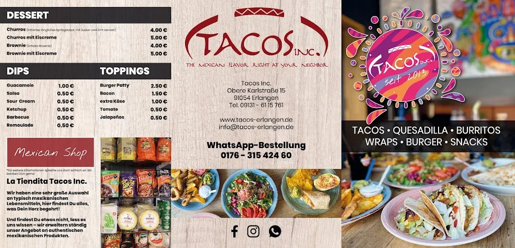Menu_Tacos Inc_Erlangen_image_3