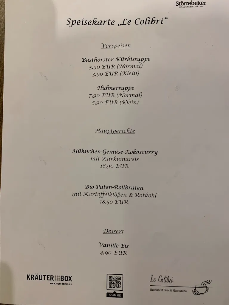 Menu_KRÄUTERBOX - Le Colibri Tee- & Gaststube_Crivitz_image_2