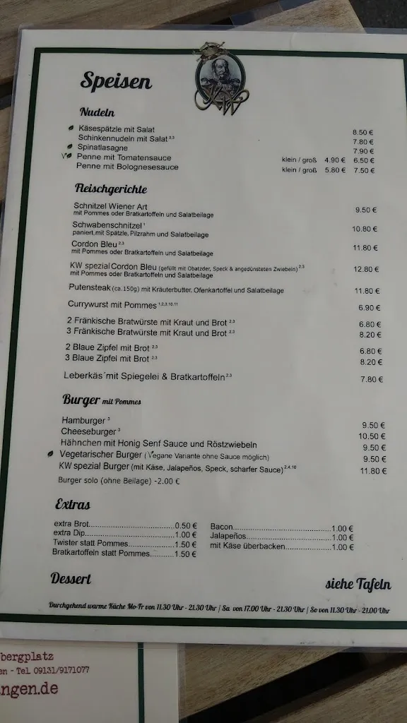 Menu_Kaiser Wilhelm_Erlangen_image_4