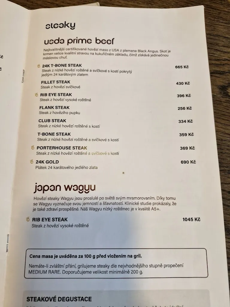Menu_Restaurant a Steakhouse Monte Bú_Czechia_image_4