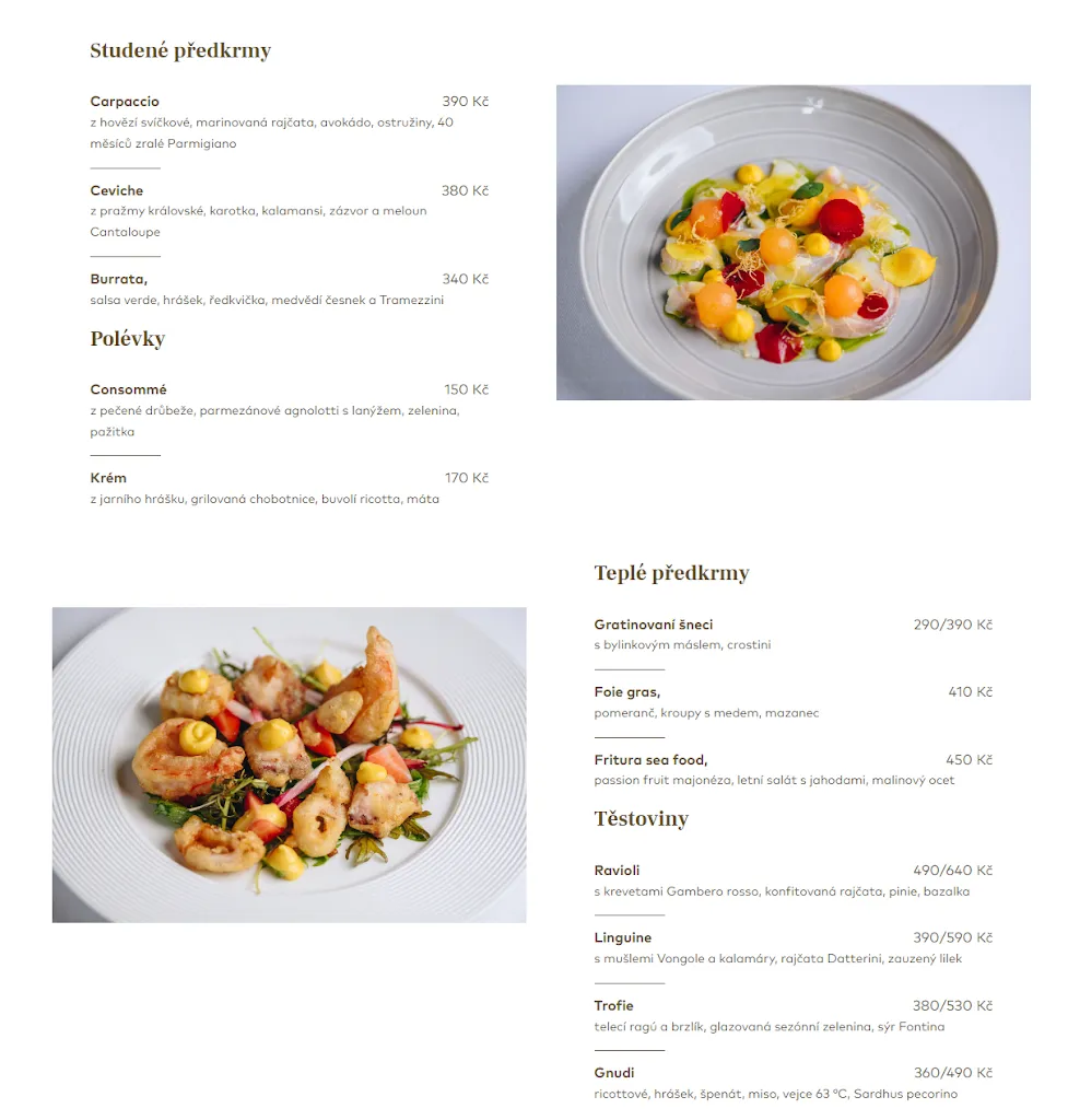 Menu_Vittorio Restaurant_Czechia_image_3