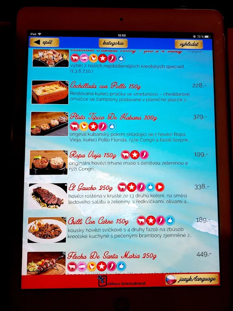 Menu_Havana Restaurant_Czechia_image_4