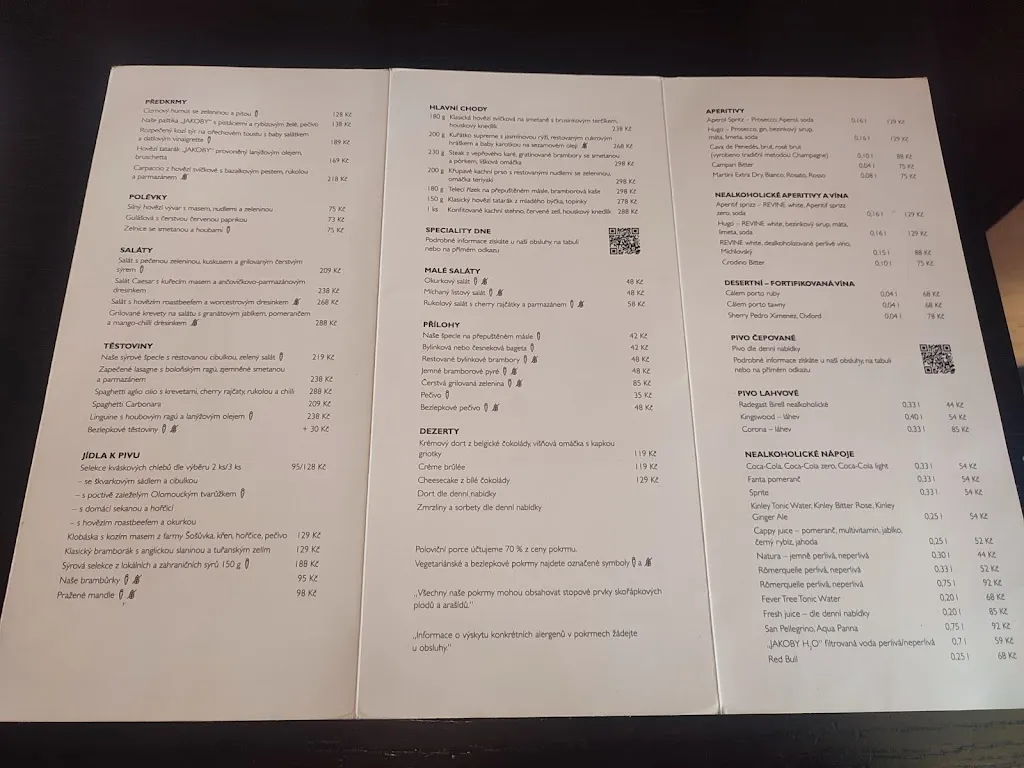 Menu_Restaurace Jakoby_Czechia_image_2