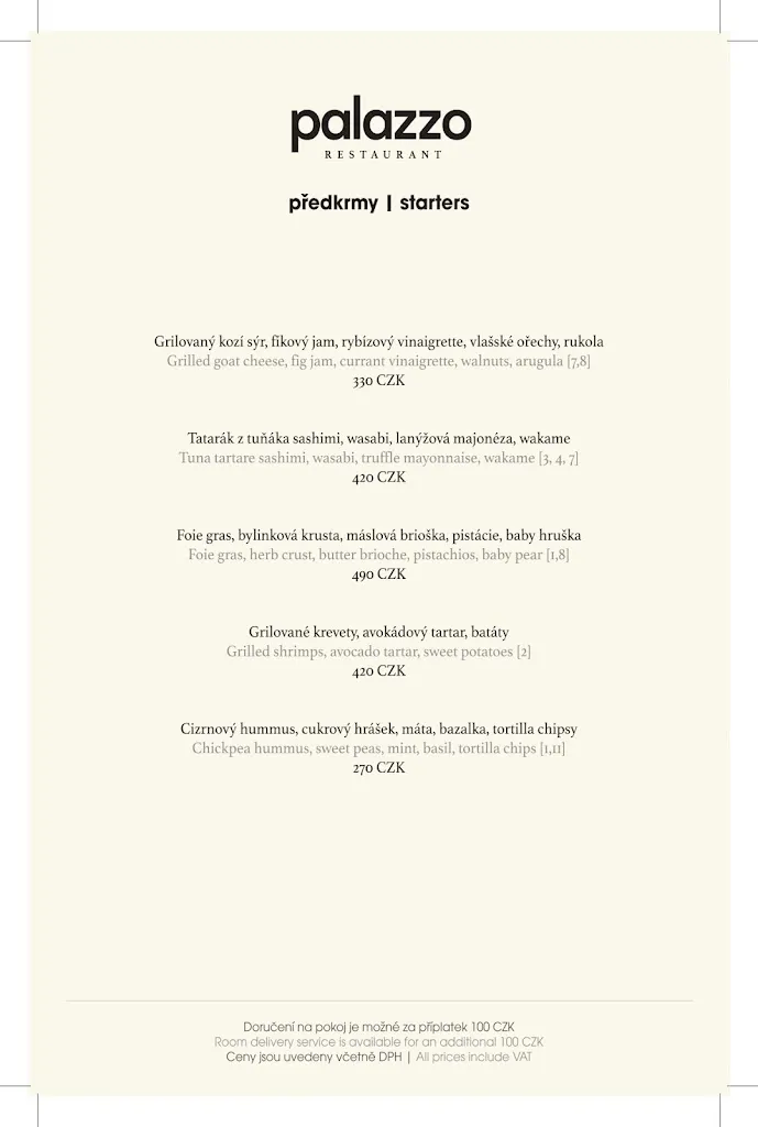Menu_Palazzo Restaurant_Czechia_image_4