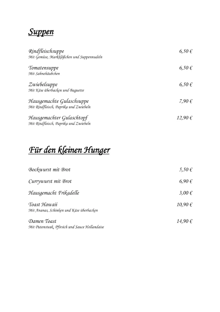 Menu_Gaststätte und Restaurant Haus Kreisch Brühl_Brühl_image_4