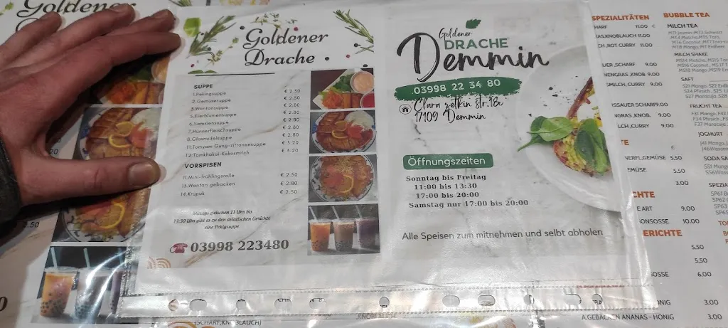 Menu_Goldener Drache_Demmin_immagine_1