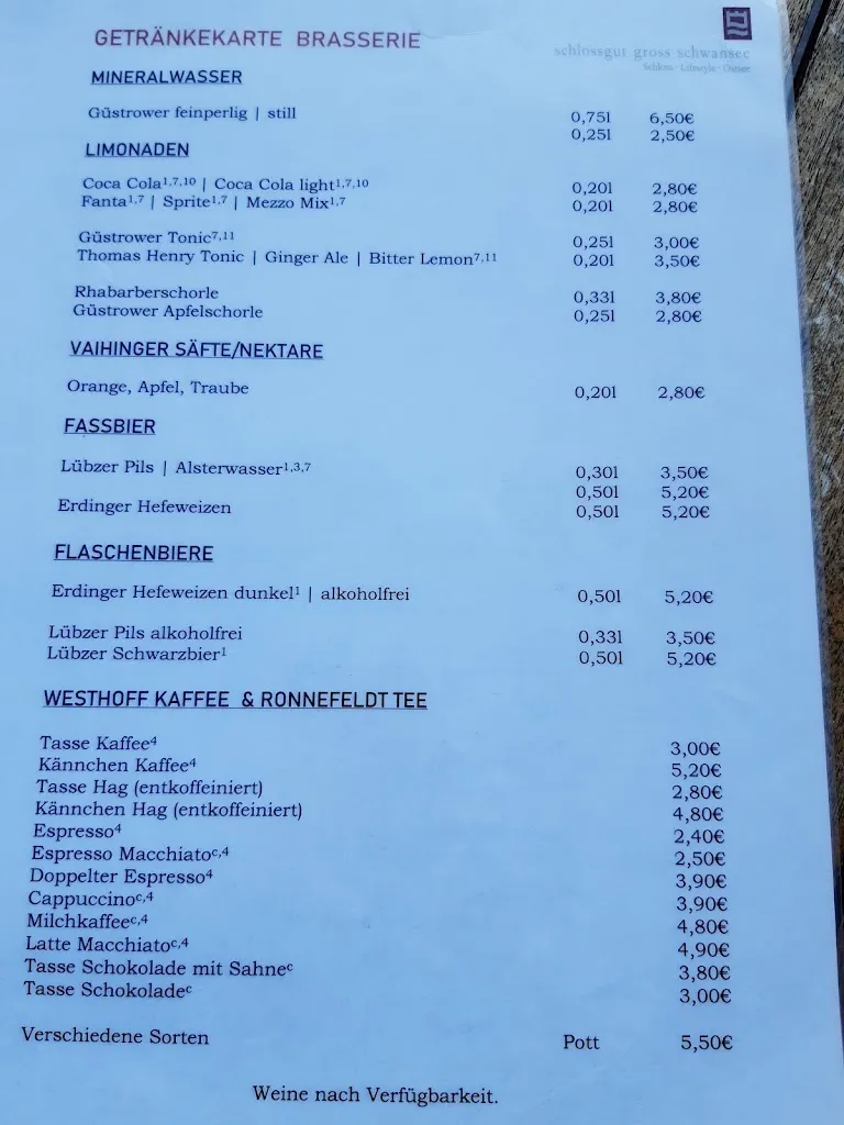 Menu_Brasserie schlossgut gross schwansee_Kalkhorst_image_1