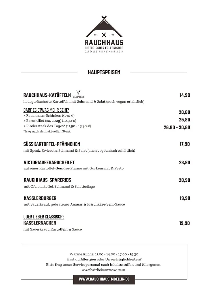 Menu_RAUCHHAUS MÖLLIN_Gadebusch_immagine_2