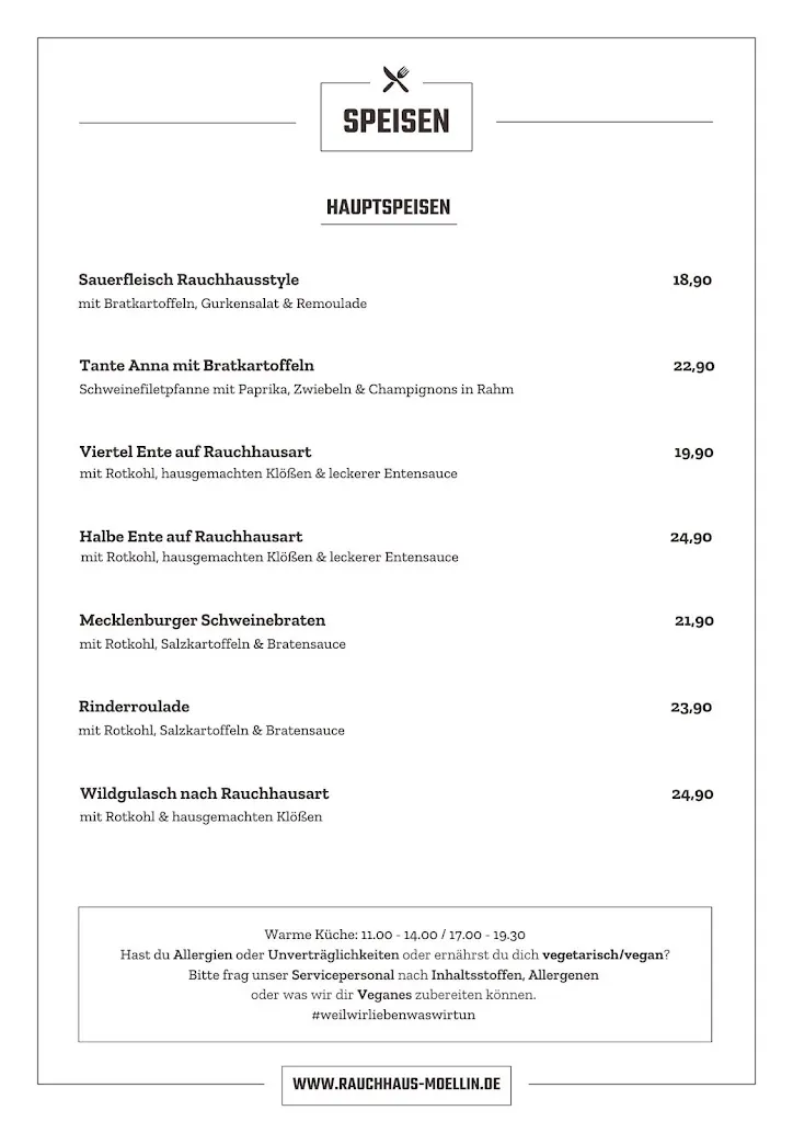 Menu_RAUCHHAUS MÖLLIN_Gadebusch_immagine_3