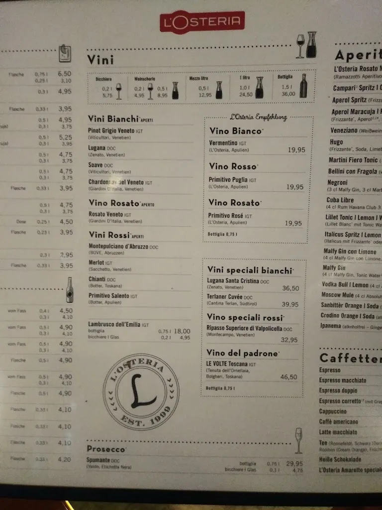 Menu_L'Osteria Bonn In der Sürst_Bonn_immagine_1