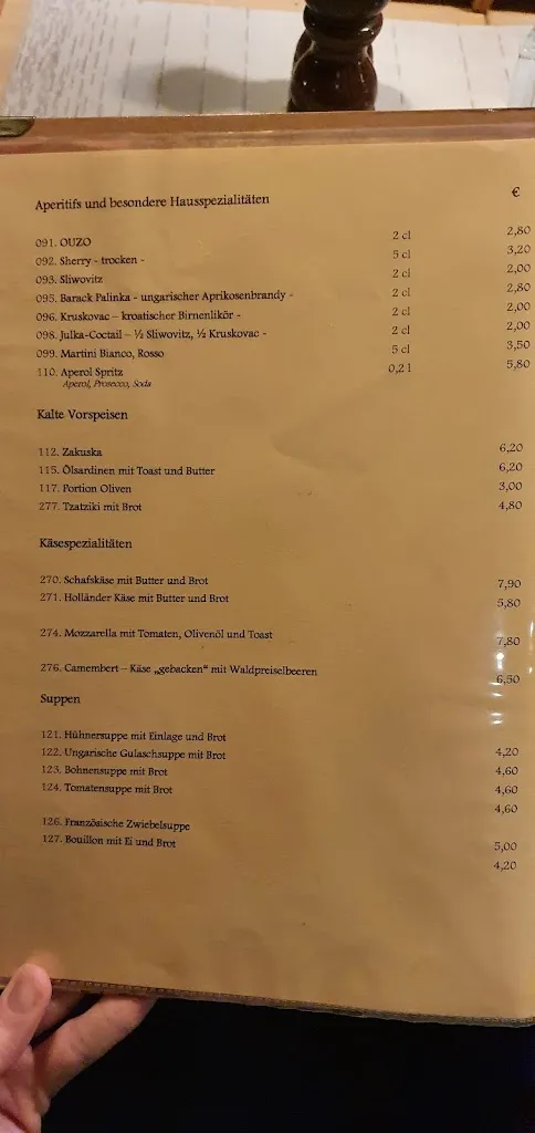 Menu_Restaurant Dalmatien_Bonn_immagine_1