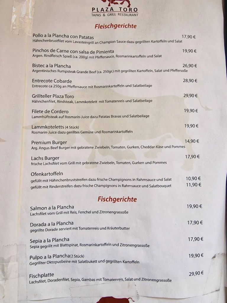 Menu_Plaza Toro | Tapas Bar Bonn | Spanisches Restaurant Bonn_Bonn_immagine_1