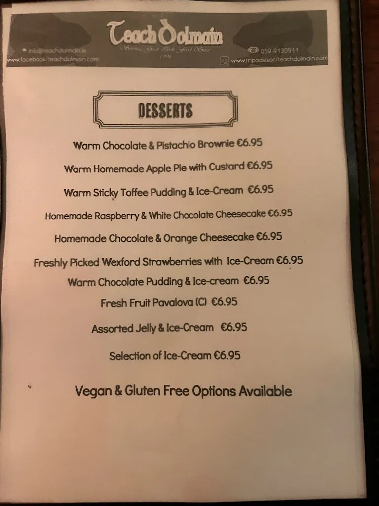 Menu_Teach Dolmain_Ireland_image_3