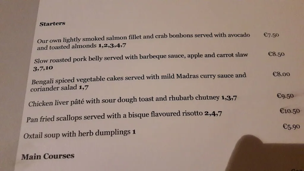 Menu_Sha-Roe Bistro_Ireland_immagine_4