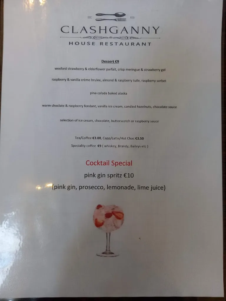 Menu_Clashganny House Restaurant_Ireland_immagine_3