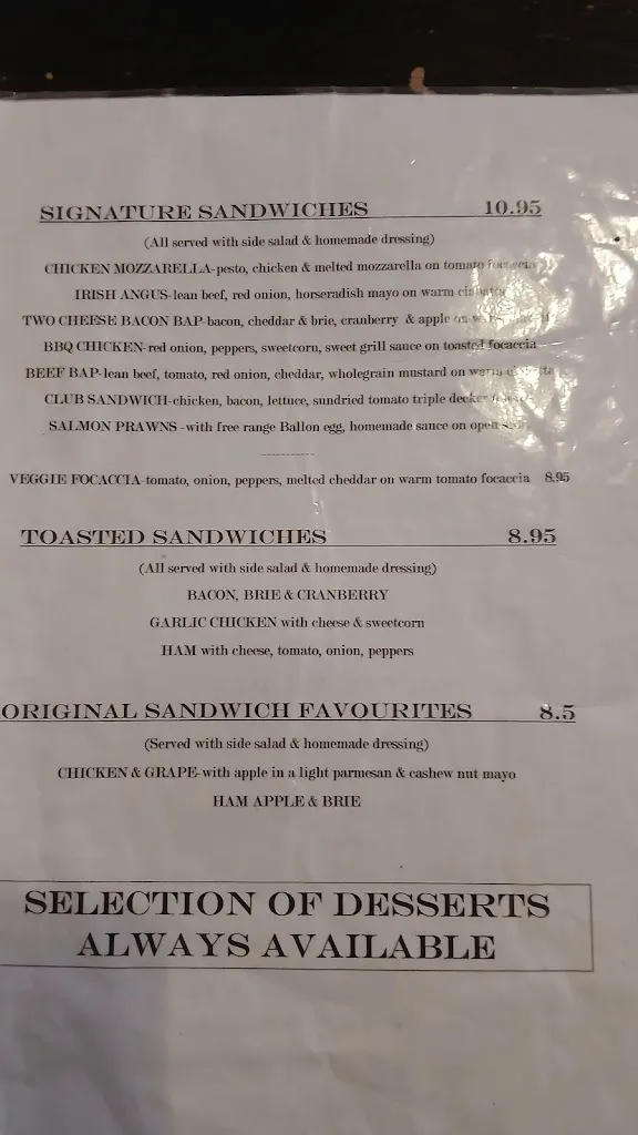 Menu_Cafe de mode_Ireland_image_2