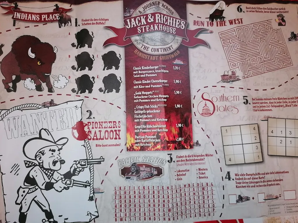 Menu_Jack & Richie's Steakhouse und Ferienappartements_Greifswald_image_2