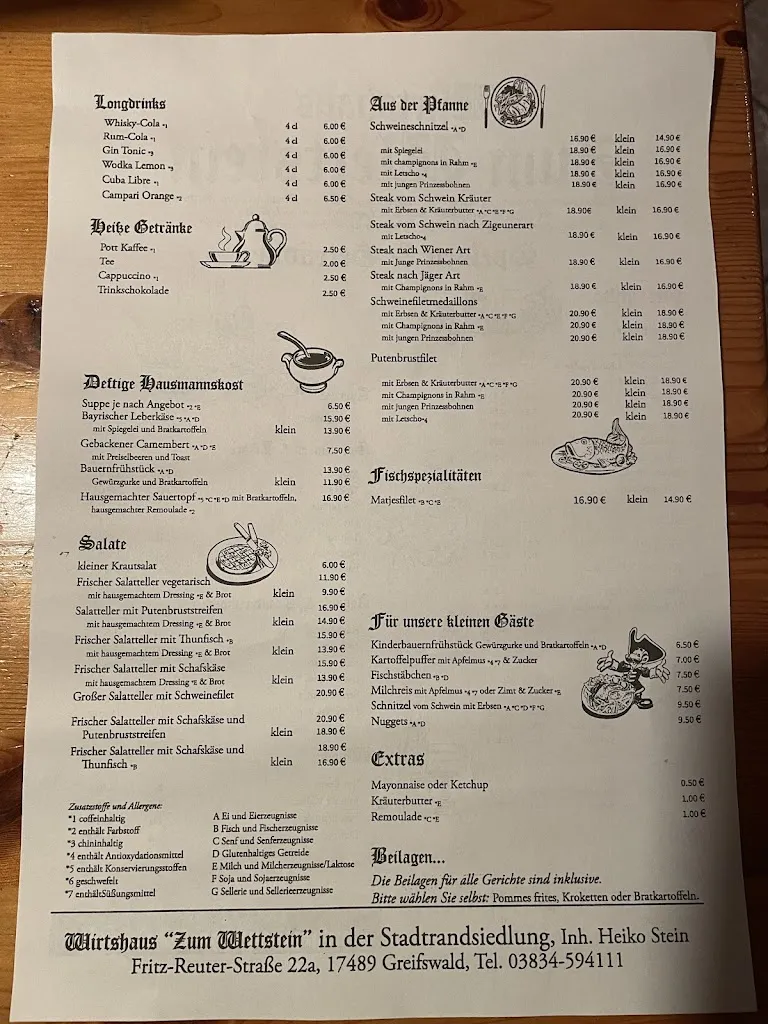 Menu_Zum Wettstein_Greifswald_immagine_1