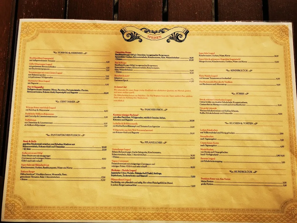 Menü_Pier 14 Restaurant_Zinnowitz_Bild_4