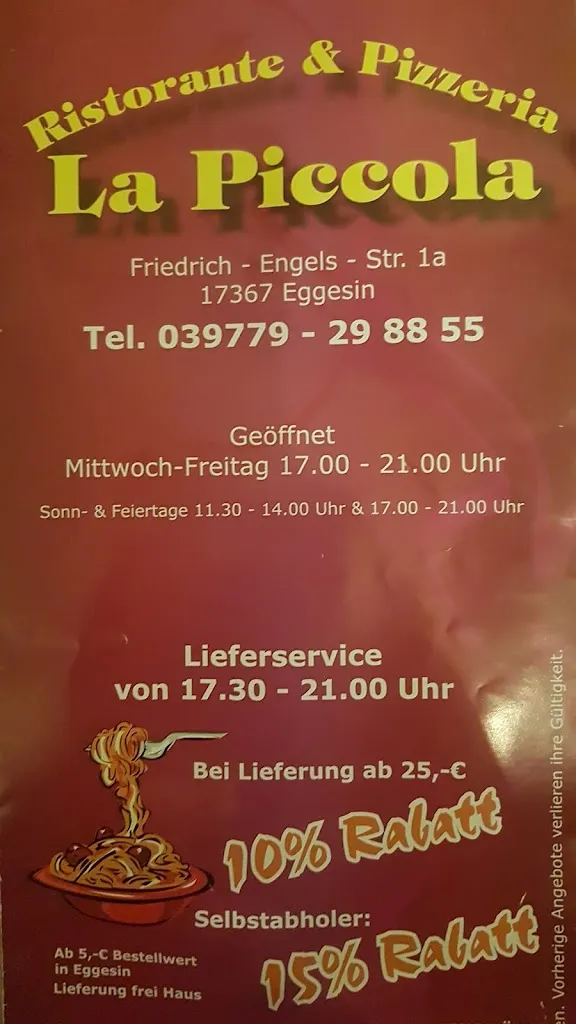 Menu_Pizzeria La Piccola_Eggesin_image_2