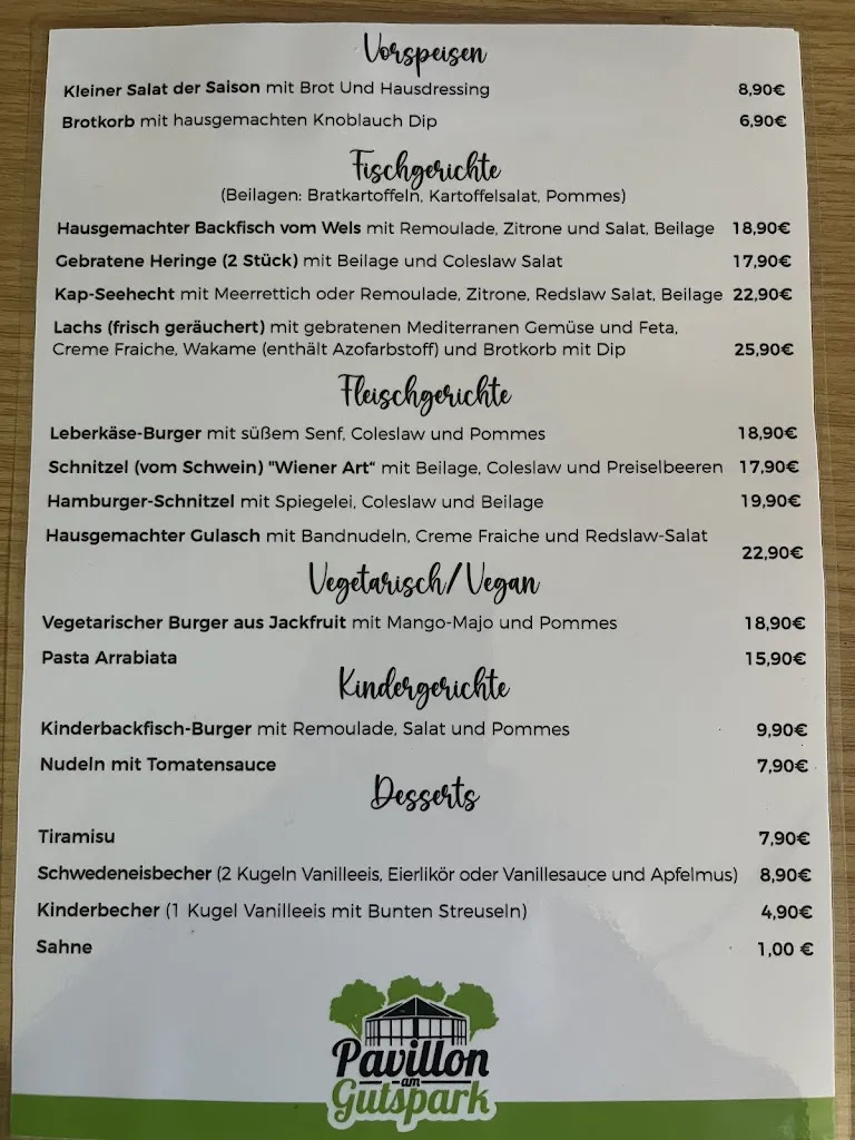 Menu_Pavillon am Gutspark Restaurant_Dranske_image_1