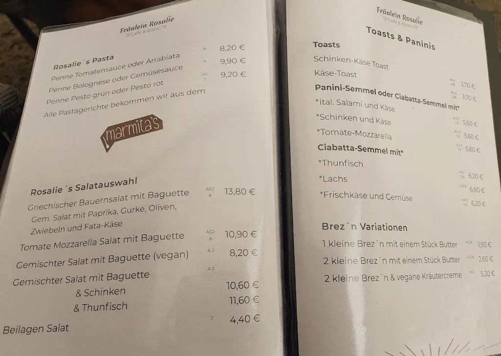 Menu_Fräulein Rosalie Cafe & Bistro Feldafing_Feldafing_image_1
