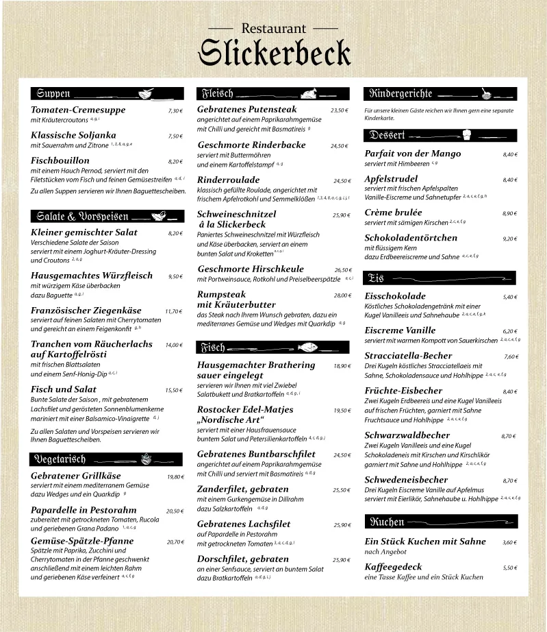 Menu_Restaurant Slickerbeck_Graal-Müritz_image_1