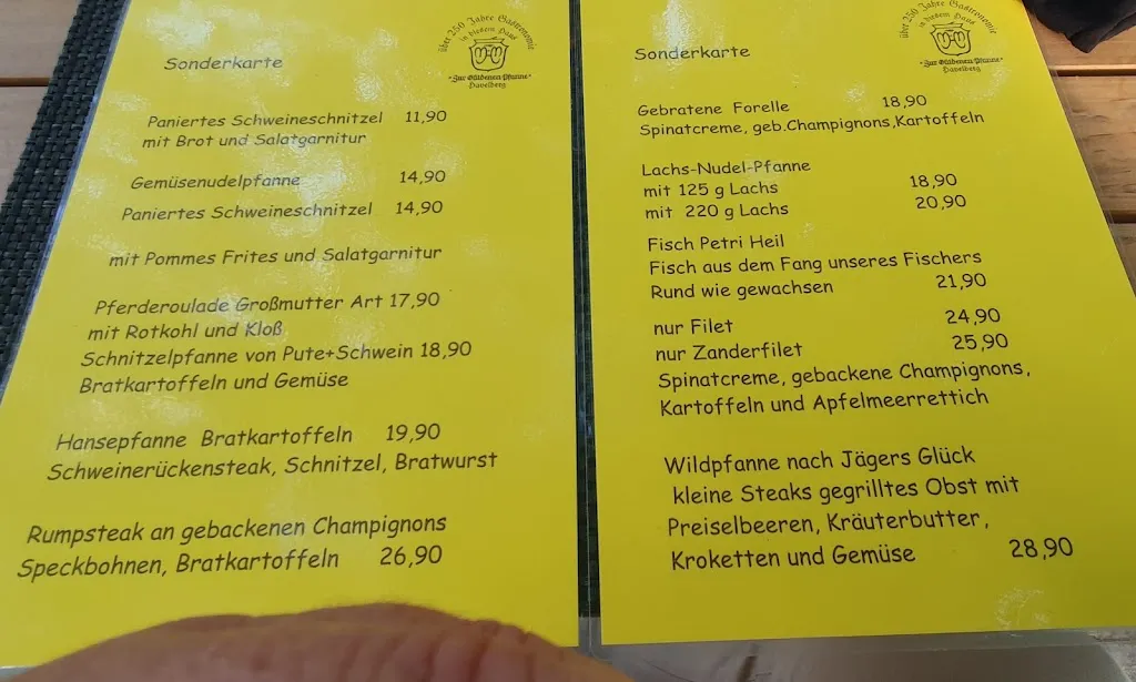 Menu_Restaurant „Zur Güldenen Pfanne“_Havelberg_immagine_1