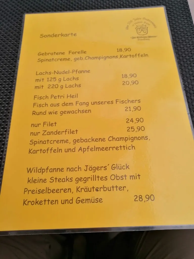 Menu_Restaurant „Zur Güldenen Pfanne“_Havelberg_immagine_2