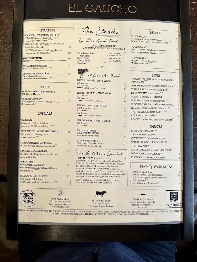 Menu_El Gaucho at Landhaus_Austria_immagine_2
