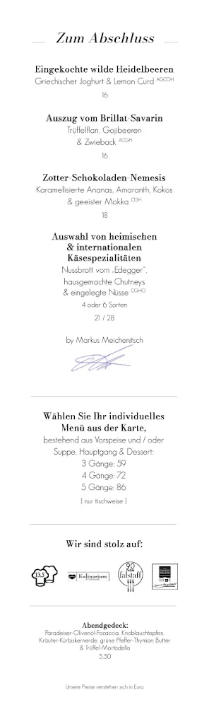 Menu_Restaurant SCHLOSSBERG_Austria_immagine_3