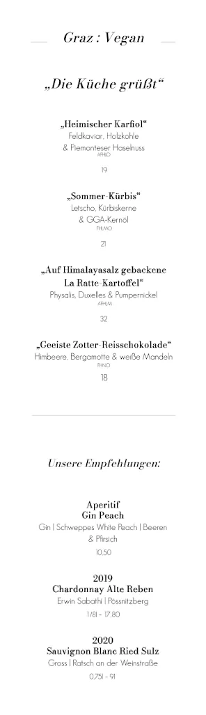 Menu_Restaurant SCHLOSSBERG_Austria_immagine_4