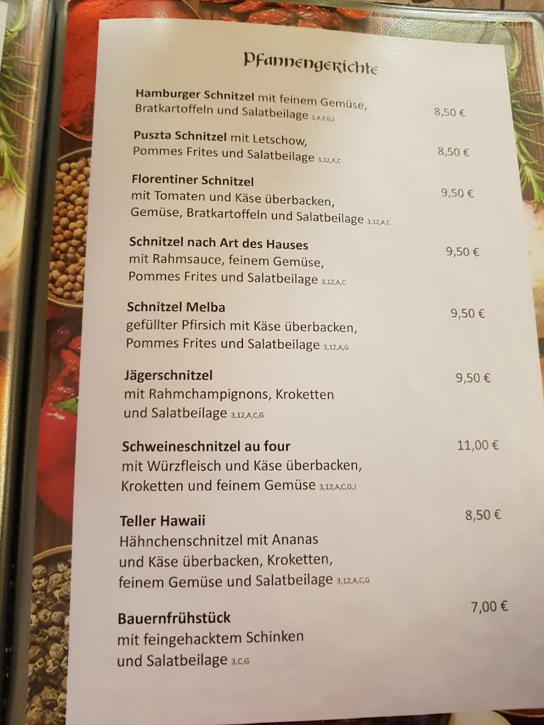 Menü_Gaststätte Zur Glocke_Wismar_Bild_2